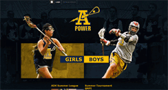 Desktop Screenshot of albanypowerlacrosse.com